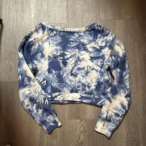 Tie-Dye Balance Athletic Cropped Fleece Sweatshirt size Medium - Picture 6 of 6